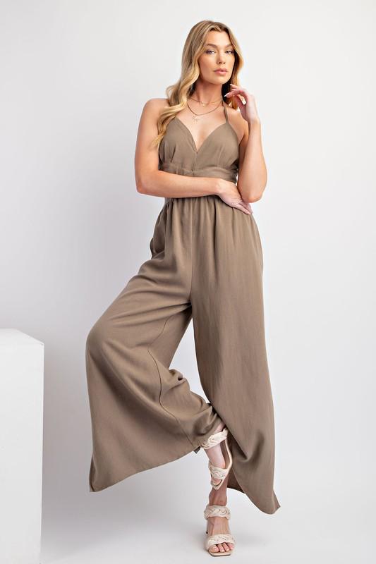 Desert Oasis Cutout Jumpsuit