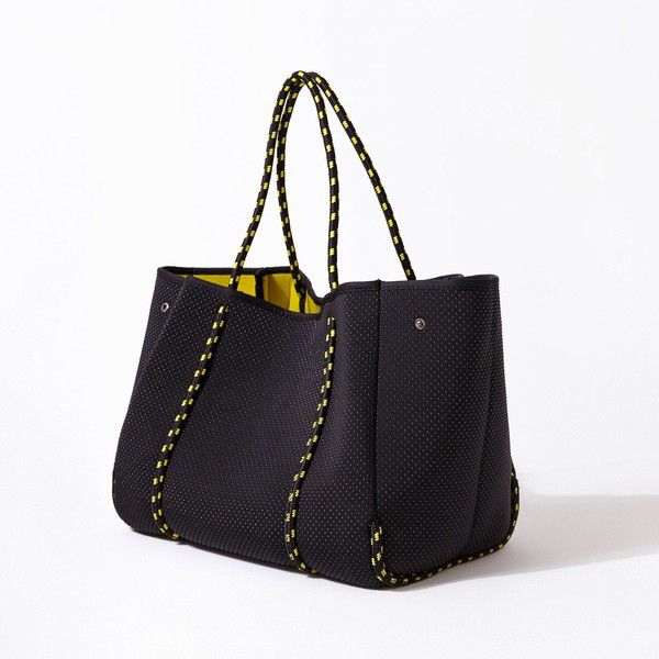 Everyday Tote Black Yellow