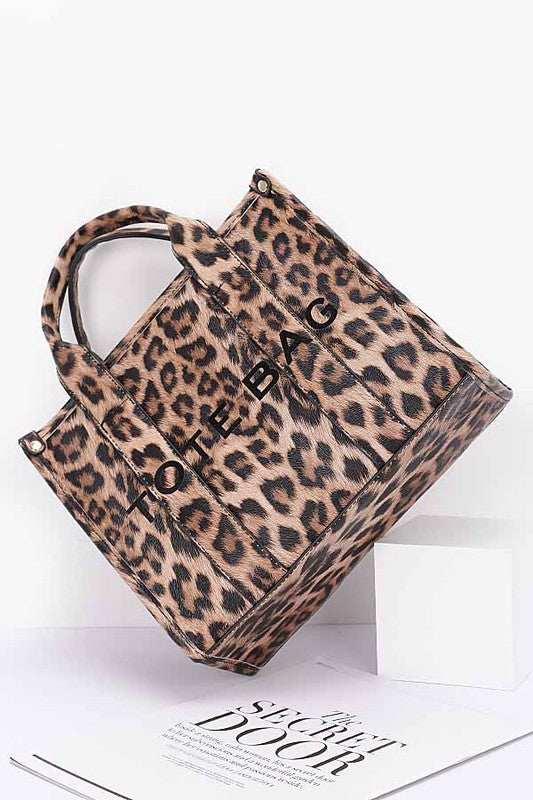 Leopard Chic Tote Bag