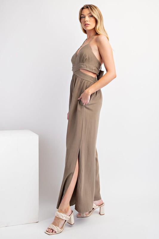 Desert Oasis Cutout Jumpsuit