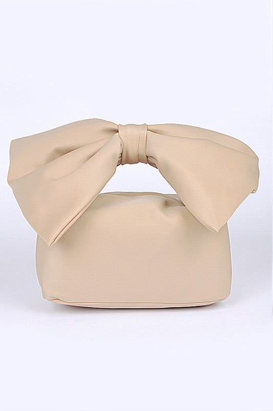 Bow Tie Bento Box Inspired Clutch Bag