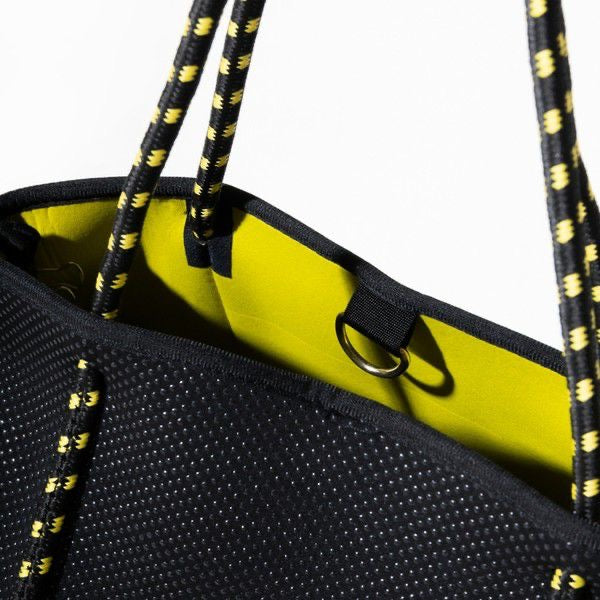 Everyday Tote Black Yellow