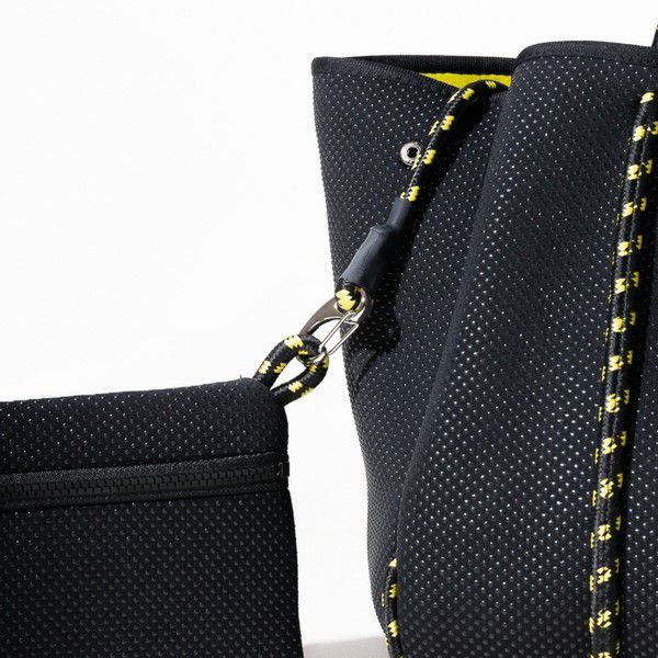 Everyday Tote Black Yellow