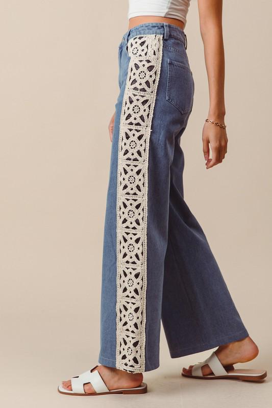 Boho Lace Denim