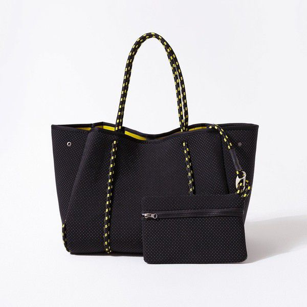 Everyday Tote Black Yellow