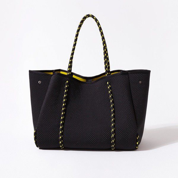 Everyday Tote Black Yellow