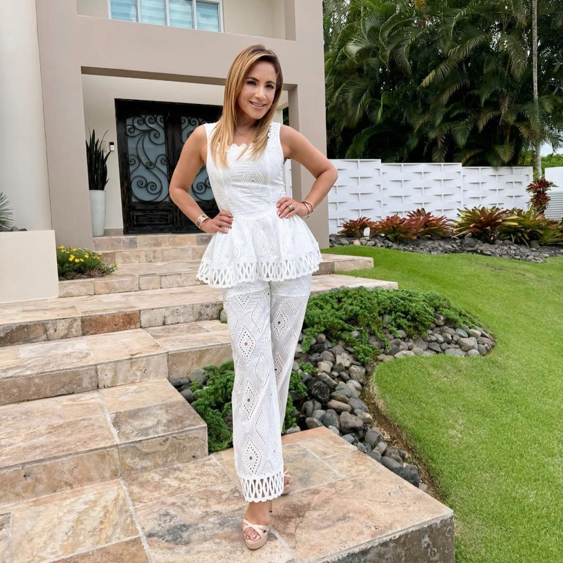 Embroidery Beachwear Set