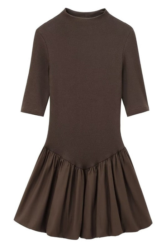 Dark Brown mini dress