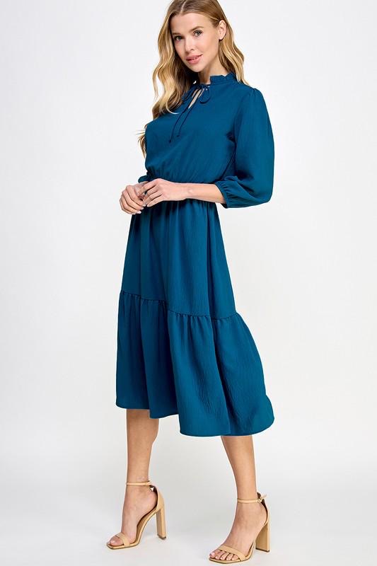 Teal Midi Dress