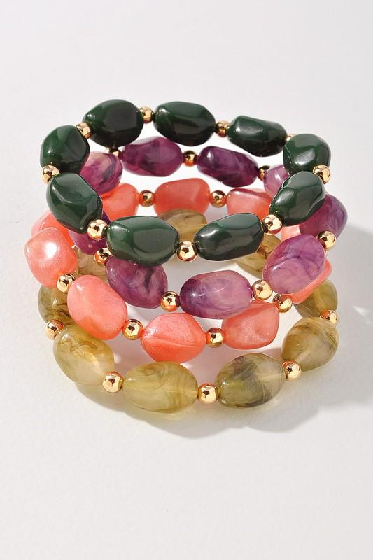 Multi stone bracelet