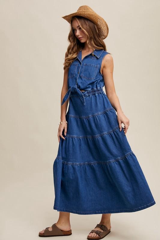 Classic Denim Dress (Preorder)