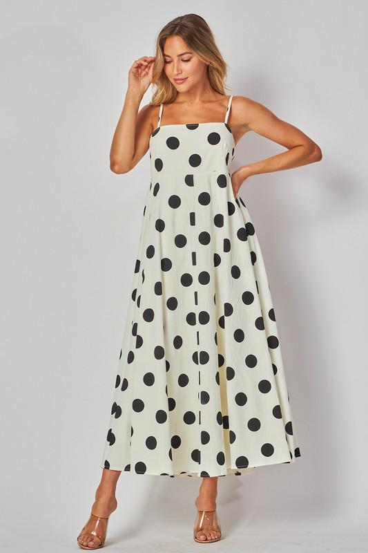 Polka Dot Midi Dress