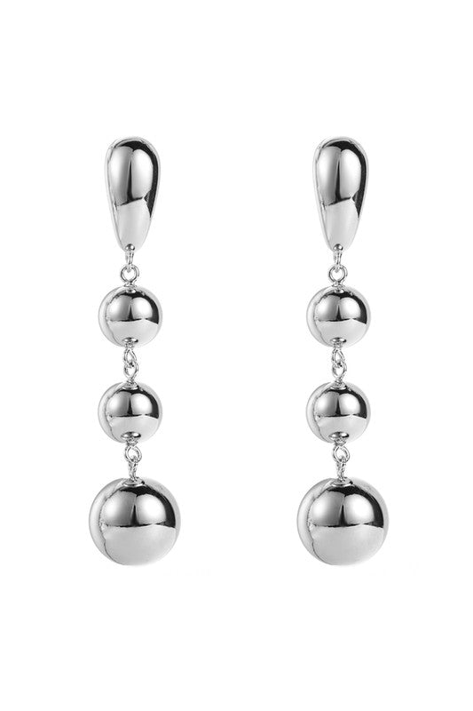 Silver Dots Earrings