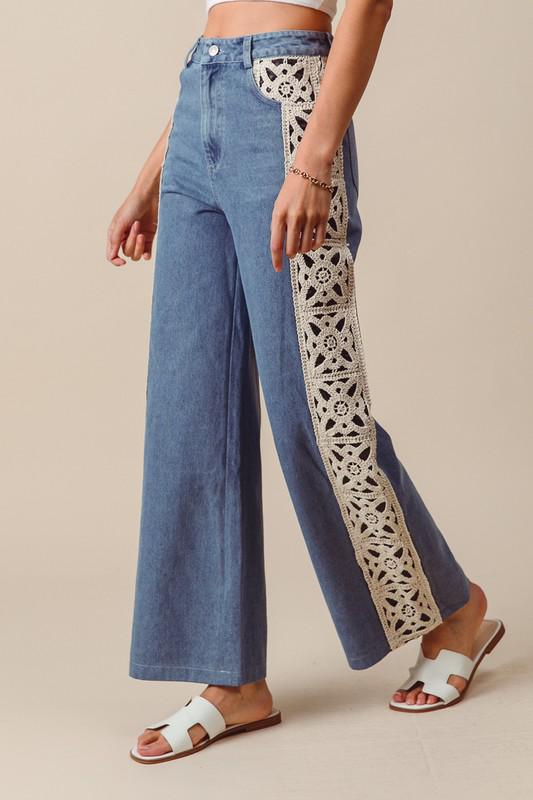 Boho Lace Denim