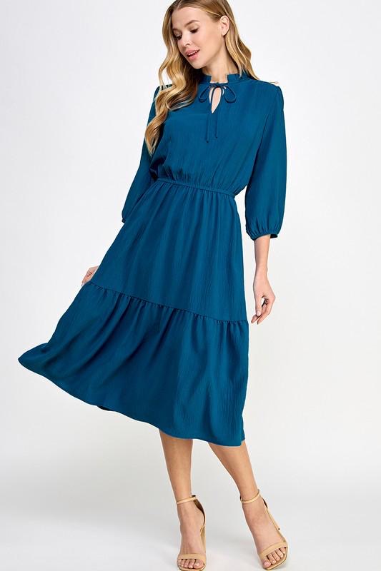 Teal Midi Dress