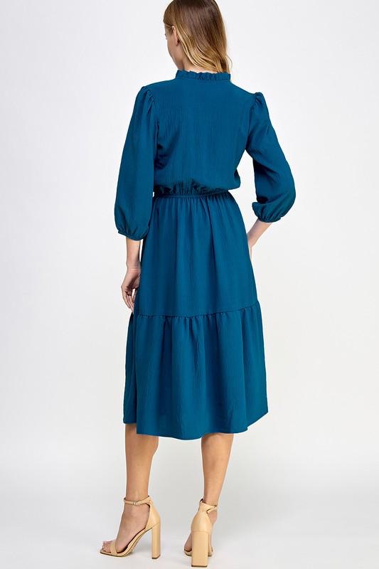 Teal Midi Dress