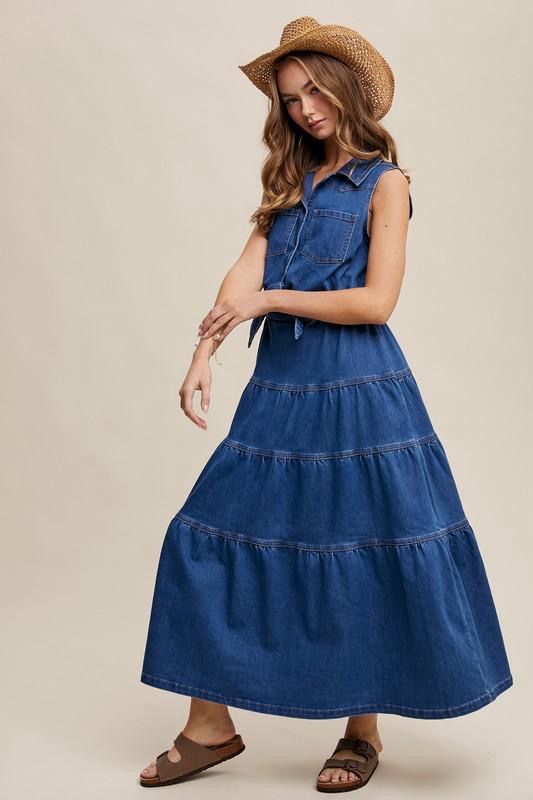 Classic Denim Dress (Preorder)