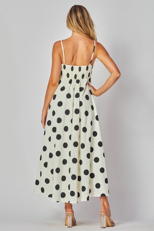 Polka Dot Midi Dress