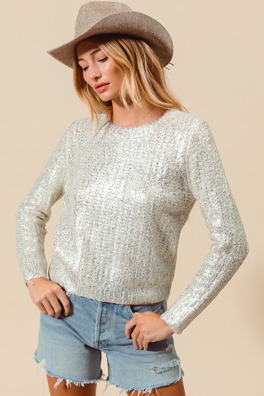 Silver Sweater