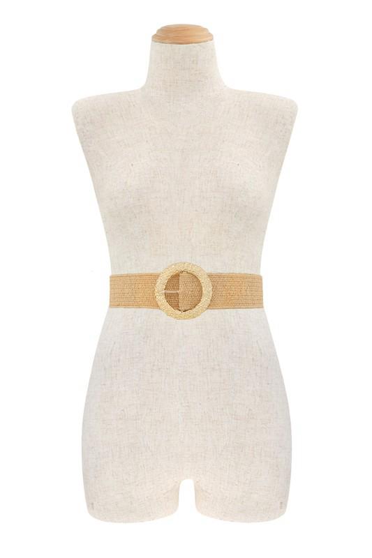 Beige Round Belt