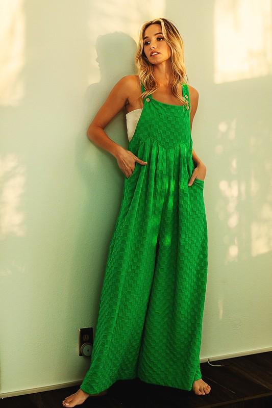 Kelly Green Jumpsuit