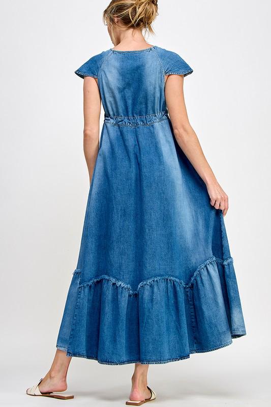 Denim Maxi Dress