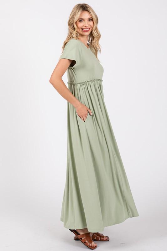 Sage Midi Dress