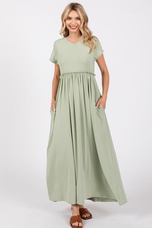 Sage Midi Dress