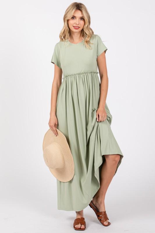 Sage Midi Dress