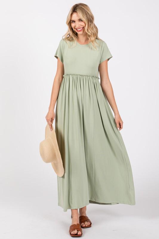 Sage Midi Dress