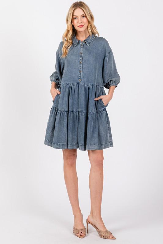 Vintage Denim Dress