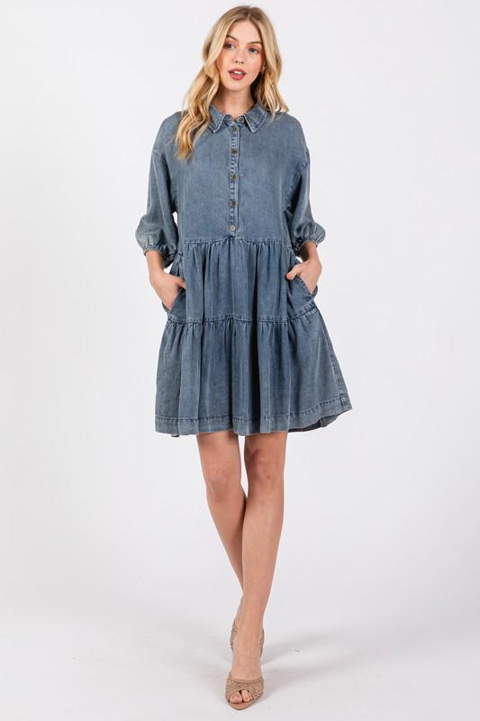 Vintage Denim Dress