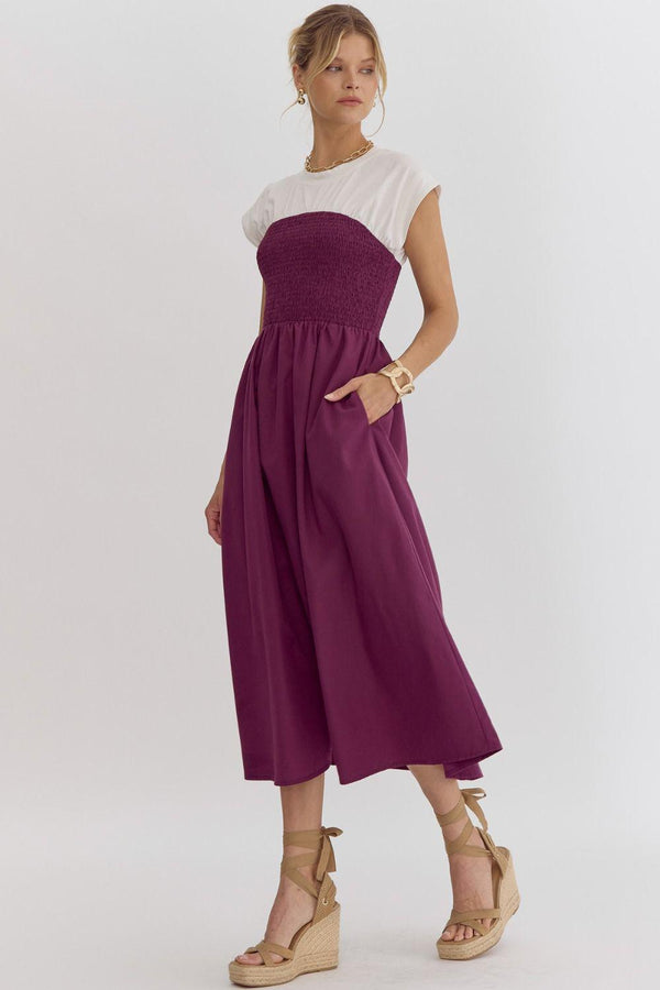 Tshirt Plum Style Dress