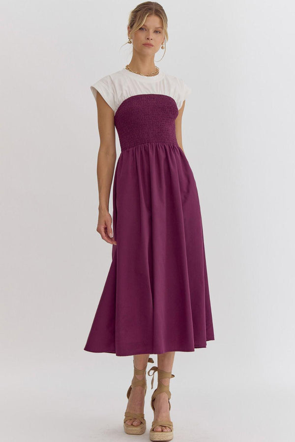 Tshirt Plum Style Dress