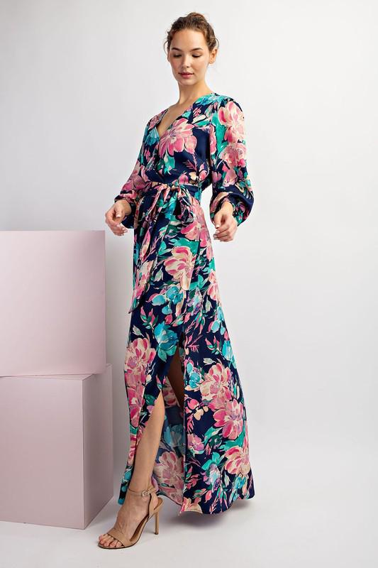 Midnight Bloom Maxi Dress