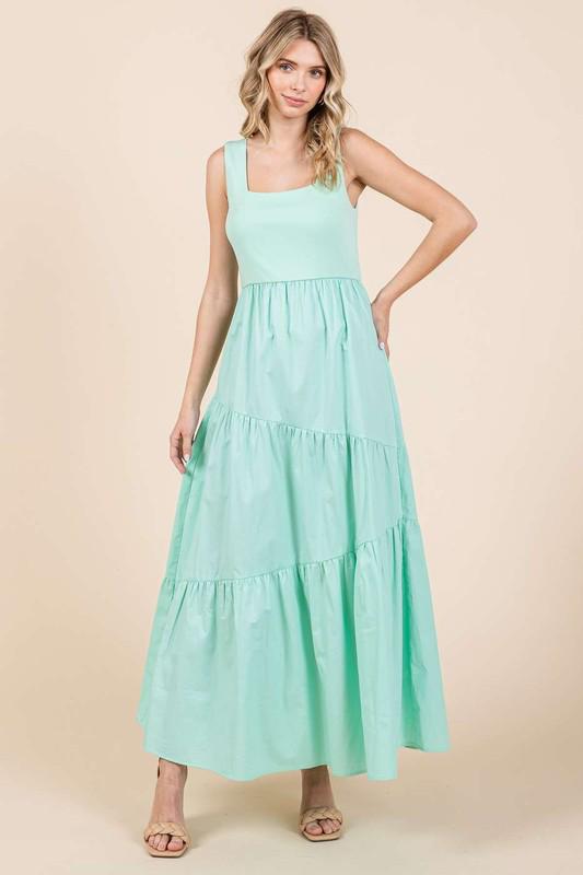 Mint Breeze Maxi Dress