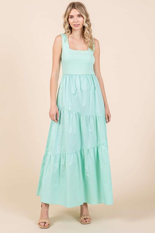 Mint Breeze Maxi Dress