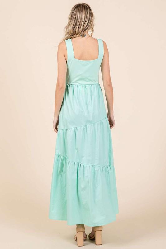 Mint Breeze Maxi Dress