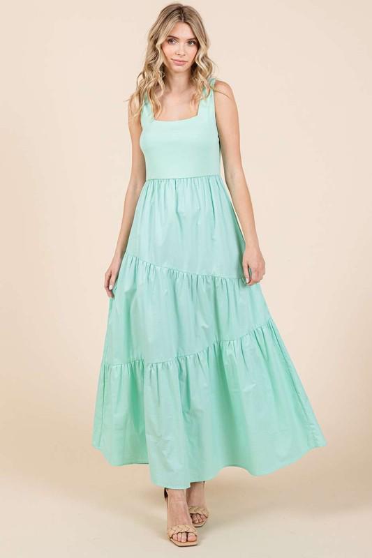 Mint Breeze Maxi Dress