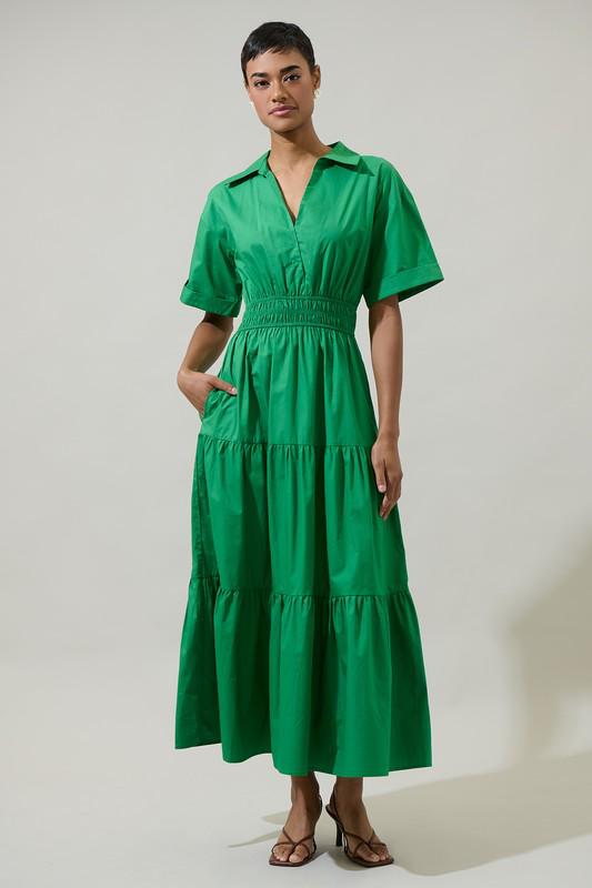 Green Breeze Maxi Dress