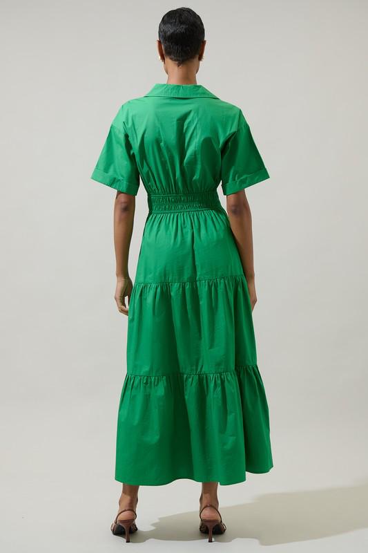 Green Breeze Maxi Dress