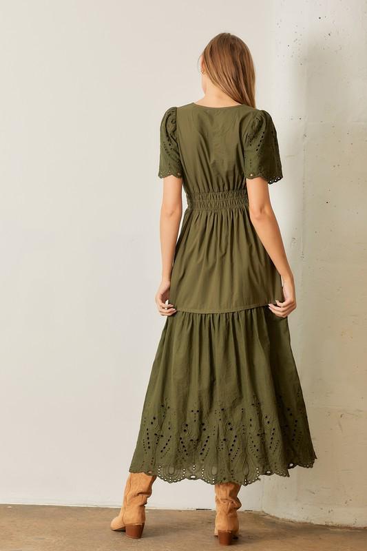 Olive Dream Pocket Maxi Dress