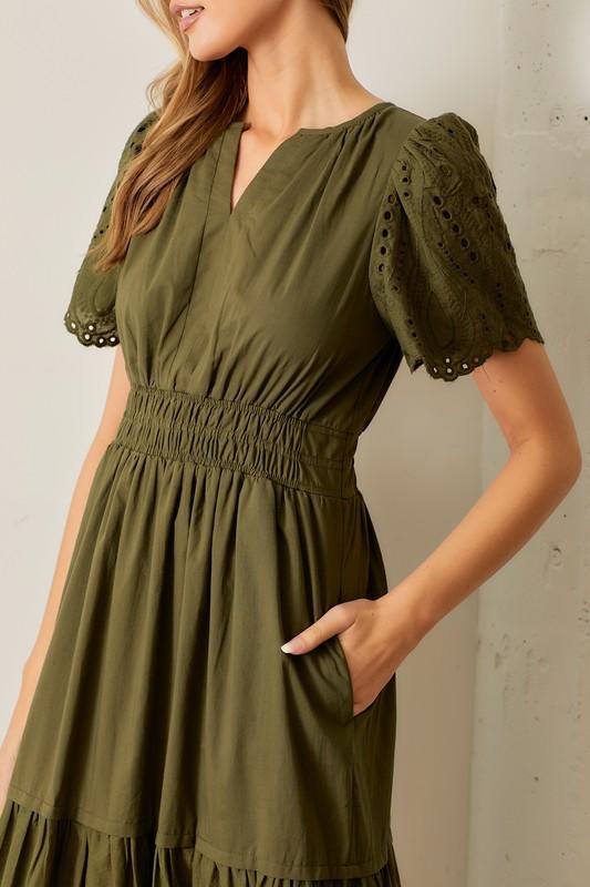 Olive Dream Pocket Maxi Dress