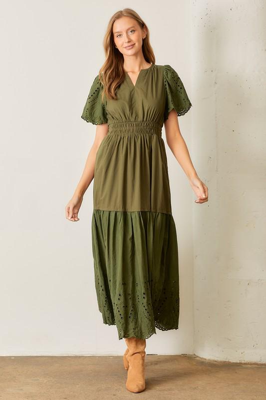 Olive Dream Pocket Maxi Dress