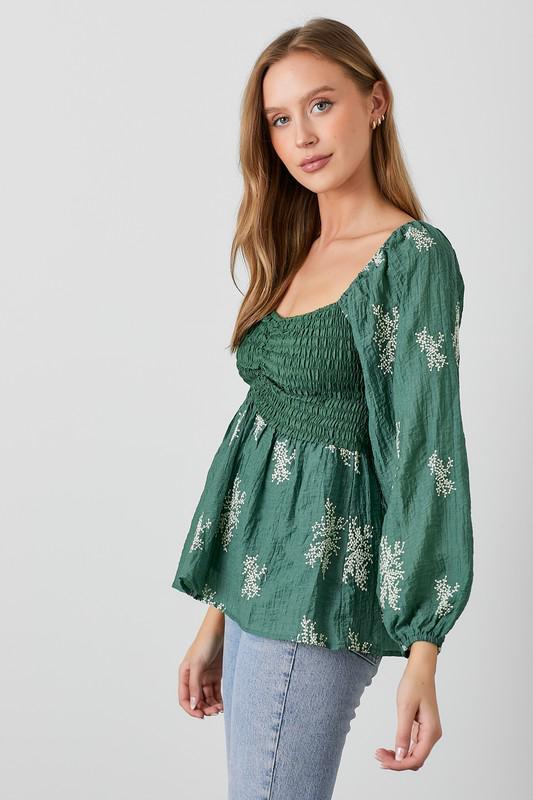 Evergreen Charm Blouse