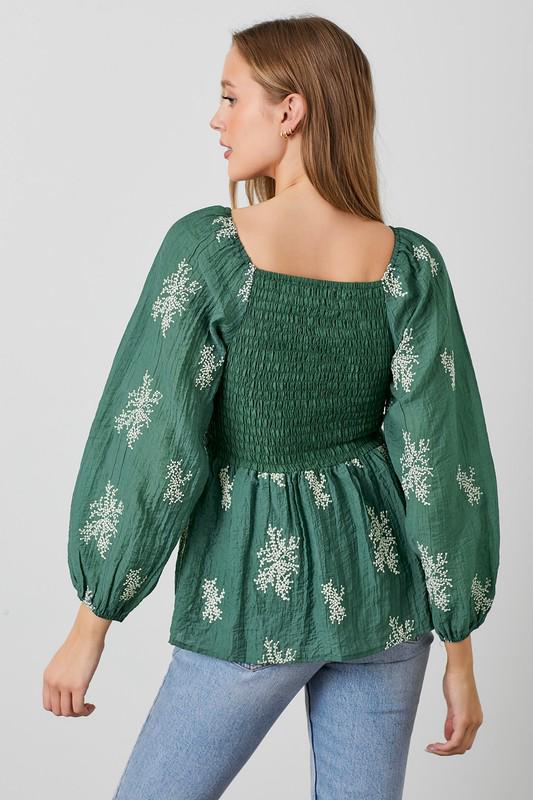 Evergreen Charm Blouse