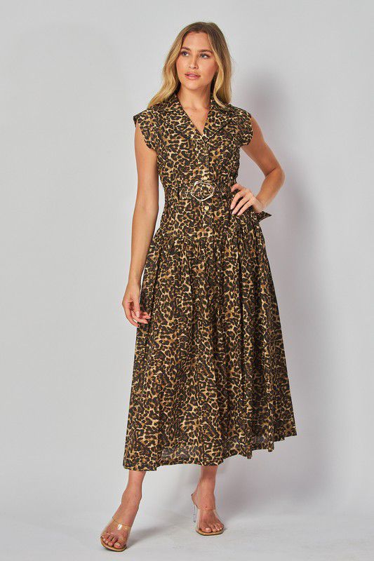 Wild Spirit Belted Dress