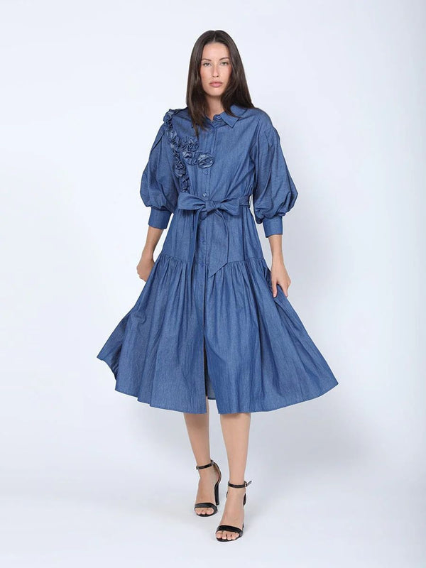 Indigo Elegance Gracia Dress