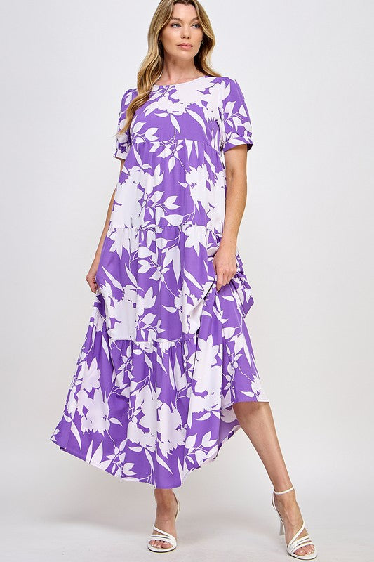 Floral Print Lavandeer Dress