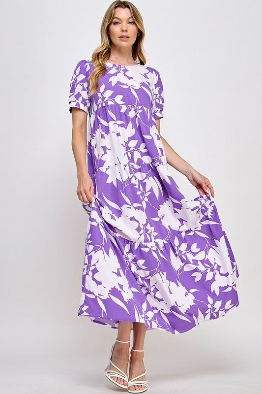 Floral Print Lavandeer Dress